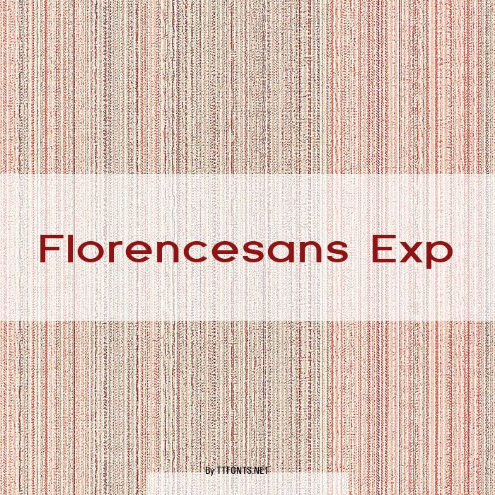 Florencesans Exp example
