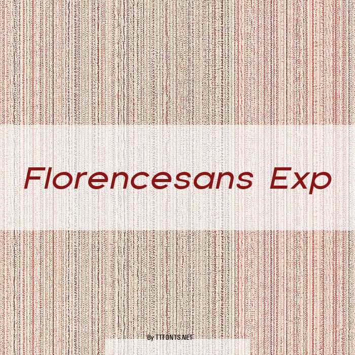 Florencesans Exp example