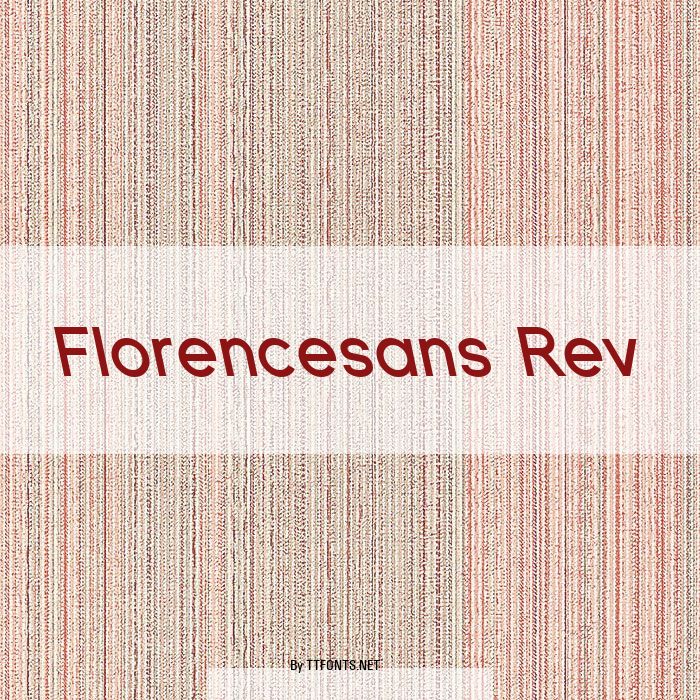 Florencesans Rev example