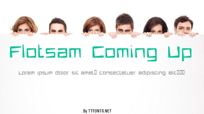 Flotsam Coming Up example