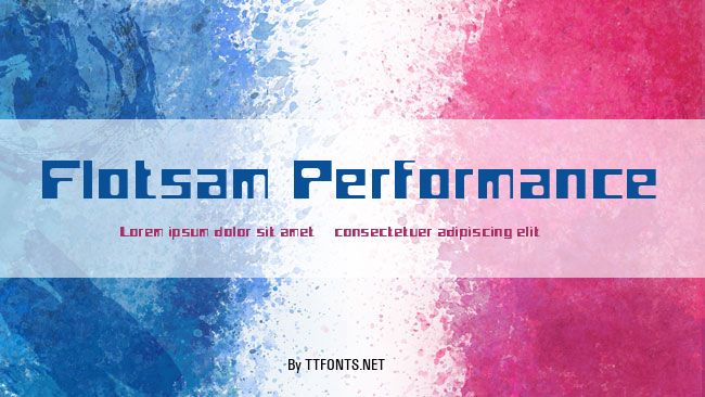 Flotsam Performance example