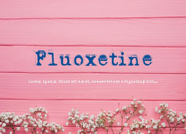 Fluoxetine example