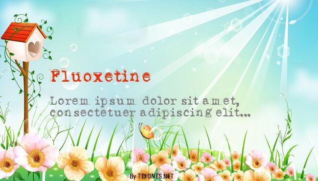 Fluoxetine example