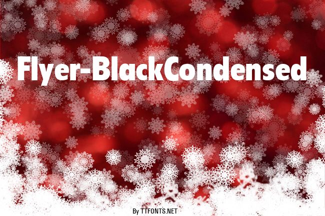 Flyer-BlackCondensed example