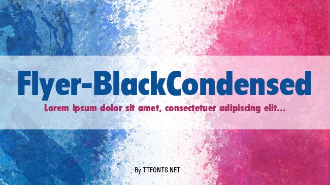 Flyer-BlackCondensed example