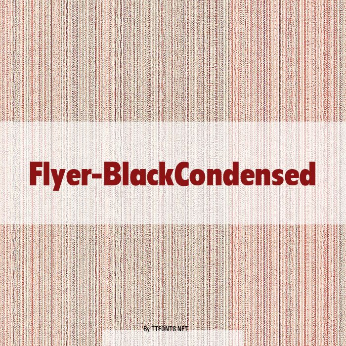 Flyer-BlackCondensed example