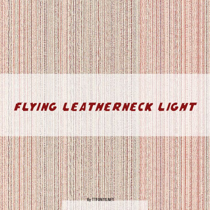 Flying Leatherneck Light example