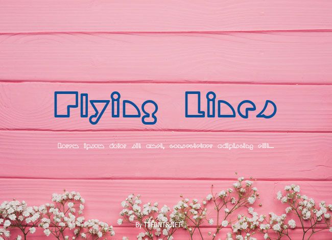 Flying Lines example