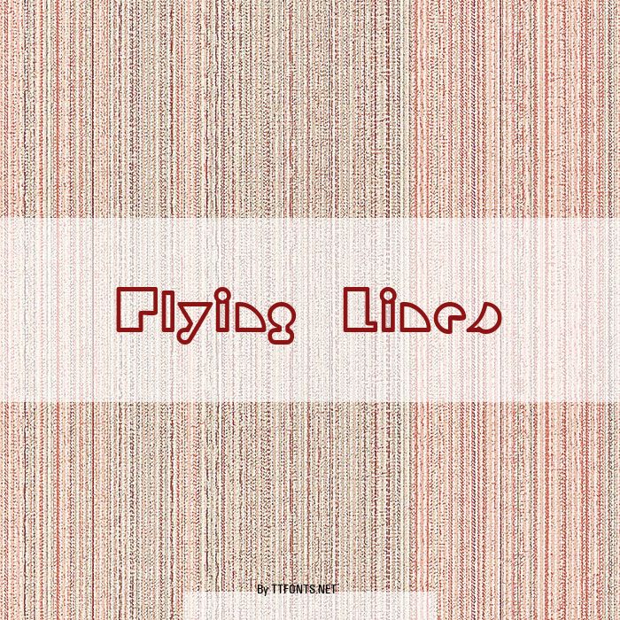 Flying Lines example