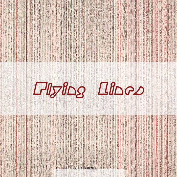 Flying Lines example