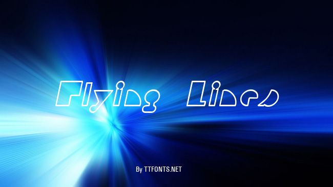 Flying Lines example
