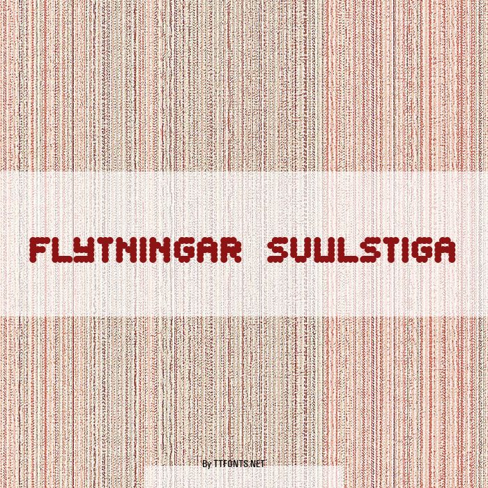 Flytningar Svulstiga example