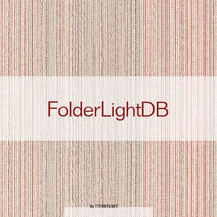 FolderLightDB example