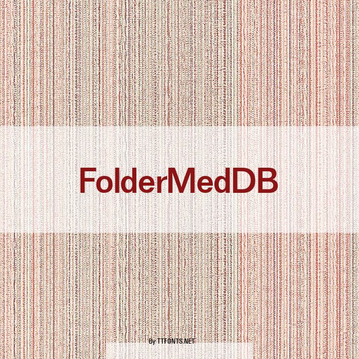 FolderMedDB example