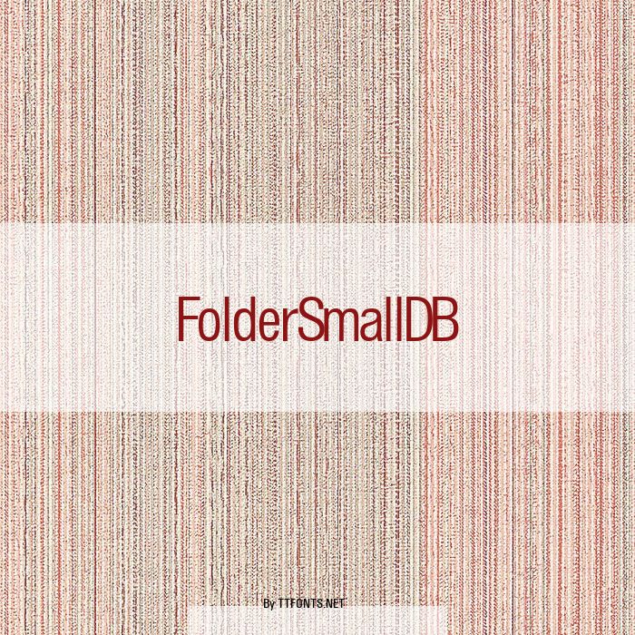 FolderSmallDB example