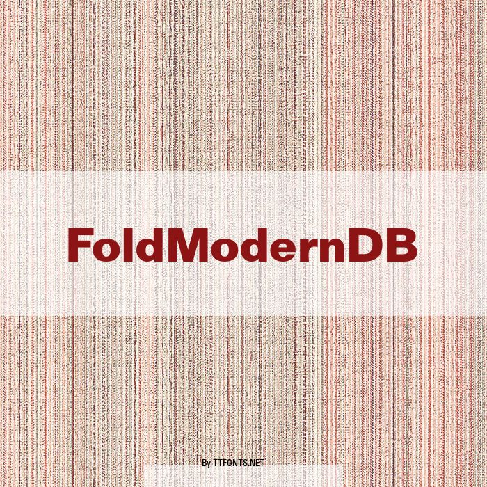 FoldModernDB example