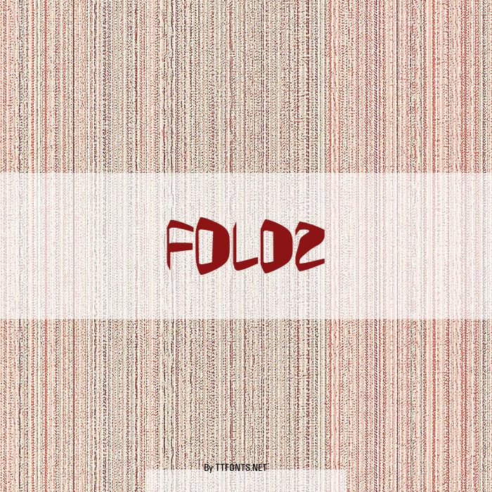 Foldz example