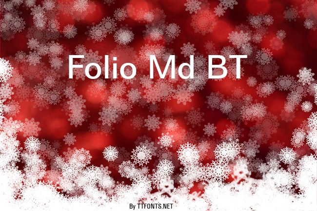 Folio Md BT example