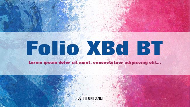 Folio XBd BT example