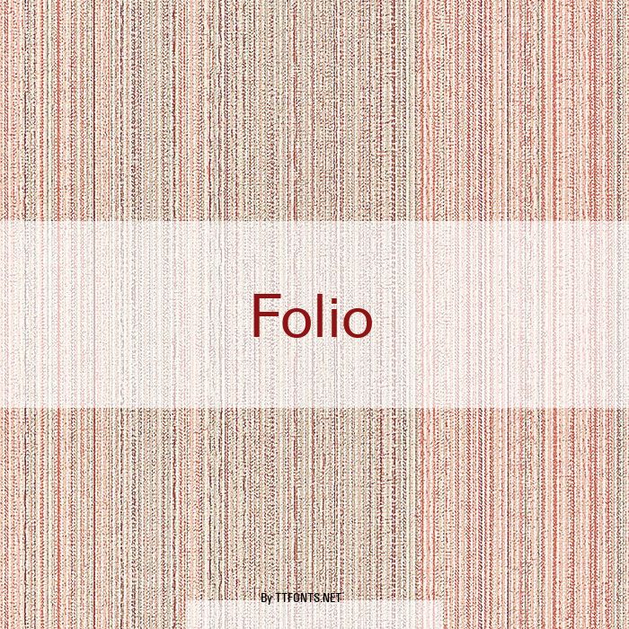 Folio example