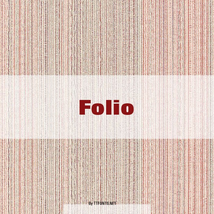 Folio example