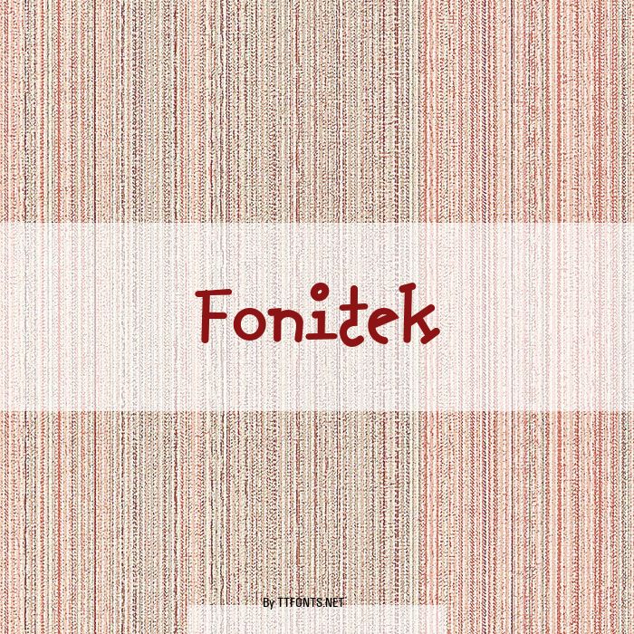 Fonitek example