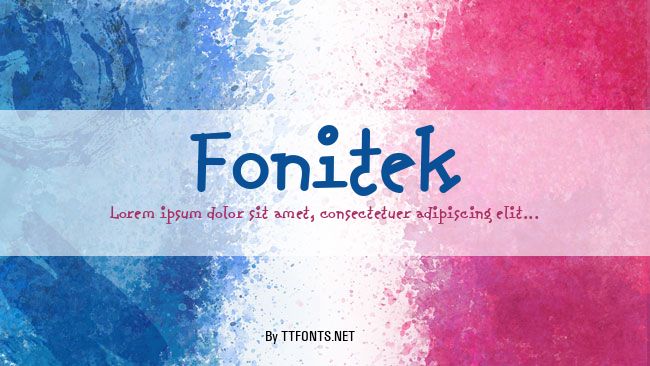 Fonitek example