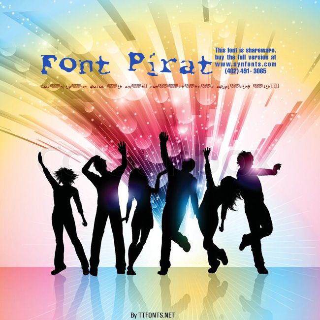 Font Pirate example