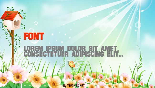 Font example