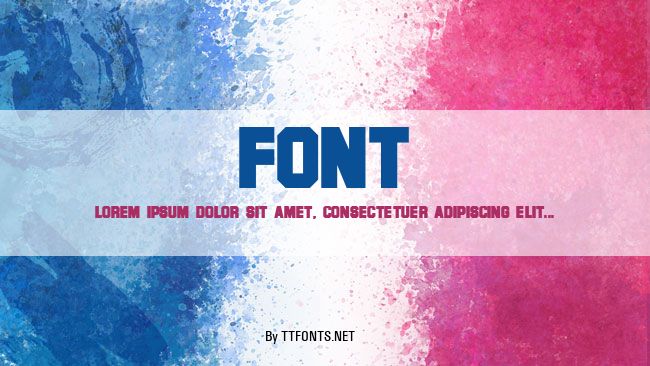 Font example