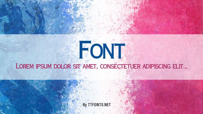 Font example