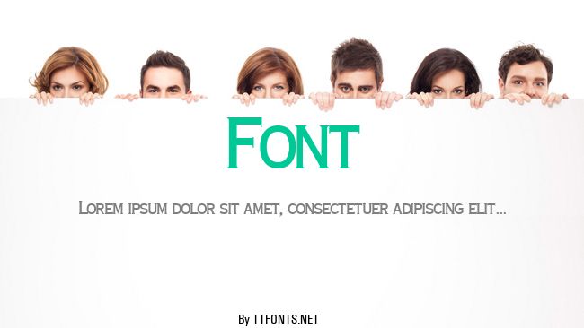 Font example