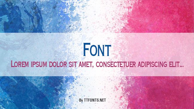 Font example