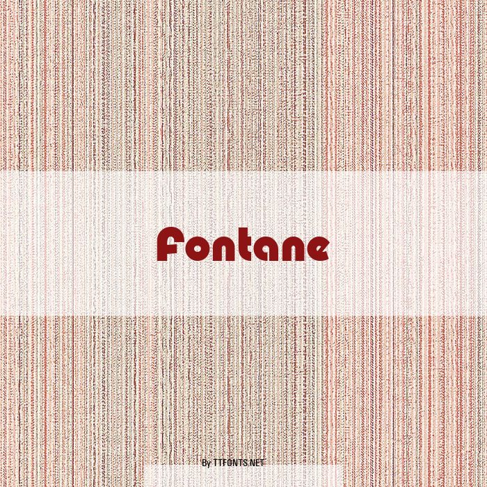 Fontane example