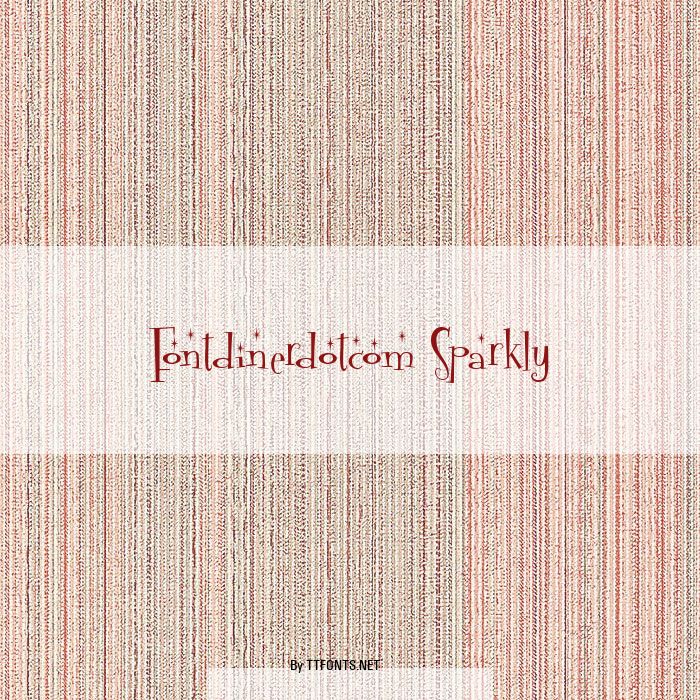 Fontdinerdotcom Sparkly example