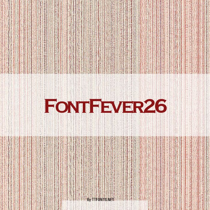 FontFever26 example