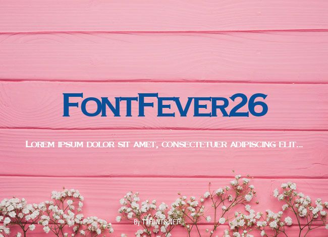 FontFever26 example