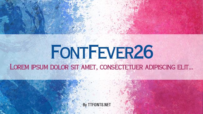 FontFever26 example