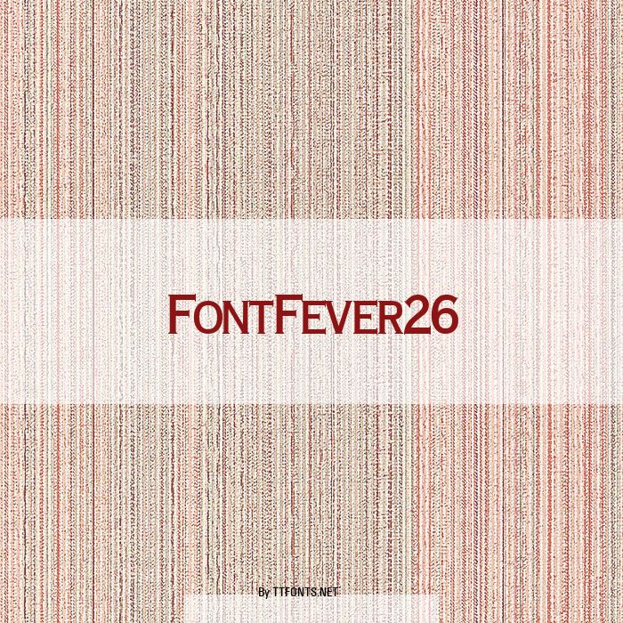 FontFever26 example