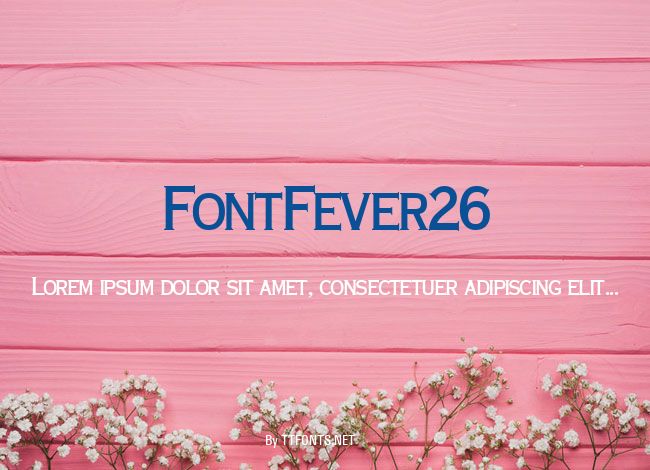 FontFever26 example