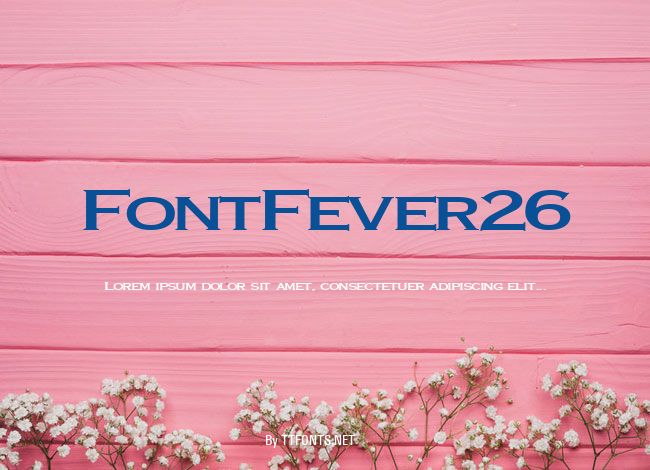 FontFever26 example