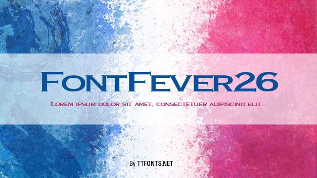 FontFever26 example