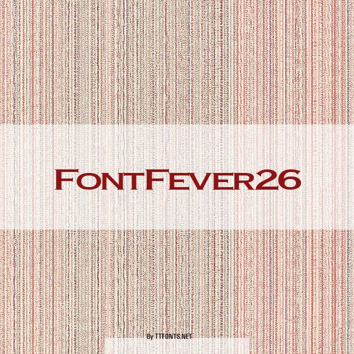 FontFever26 example