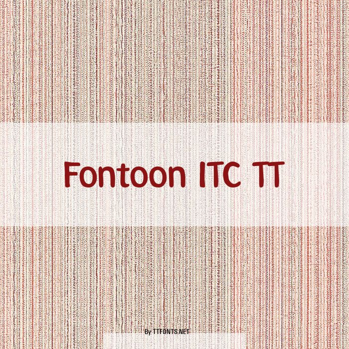 Fontoon ITC TT example