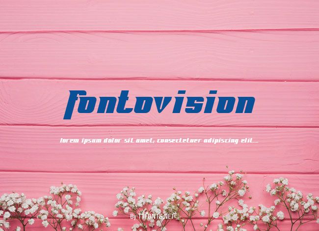 Fontovision example