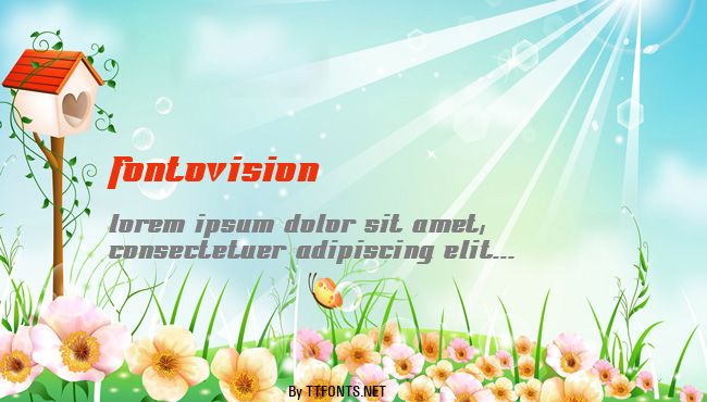 Fontovision example