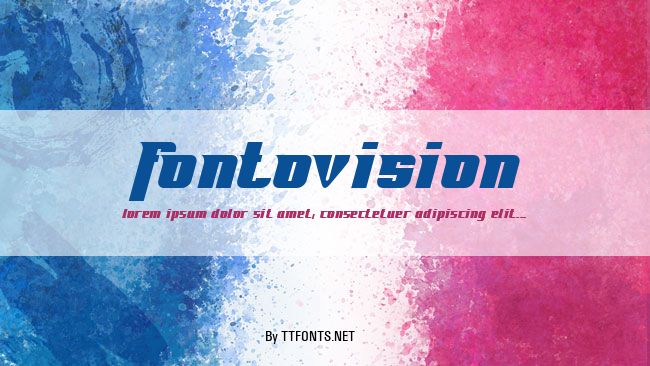 Fontovision example