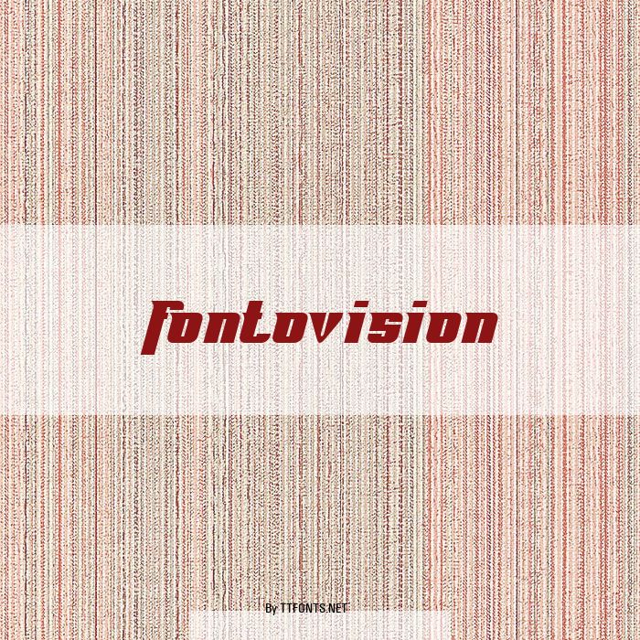 Fontovision example
