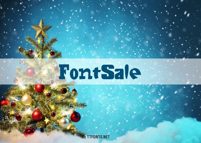 FontSale example
