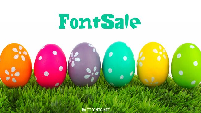 FontSale example